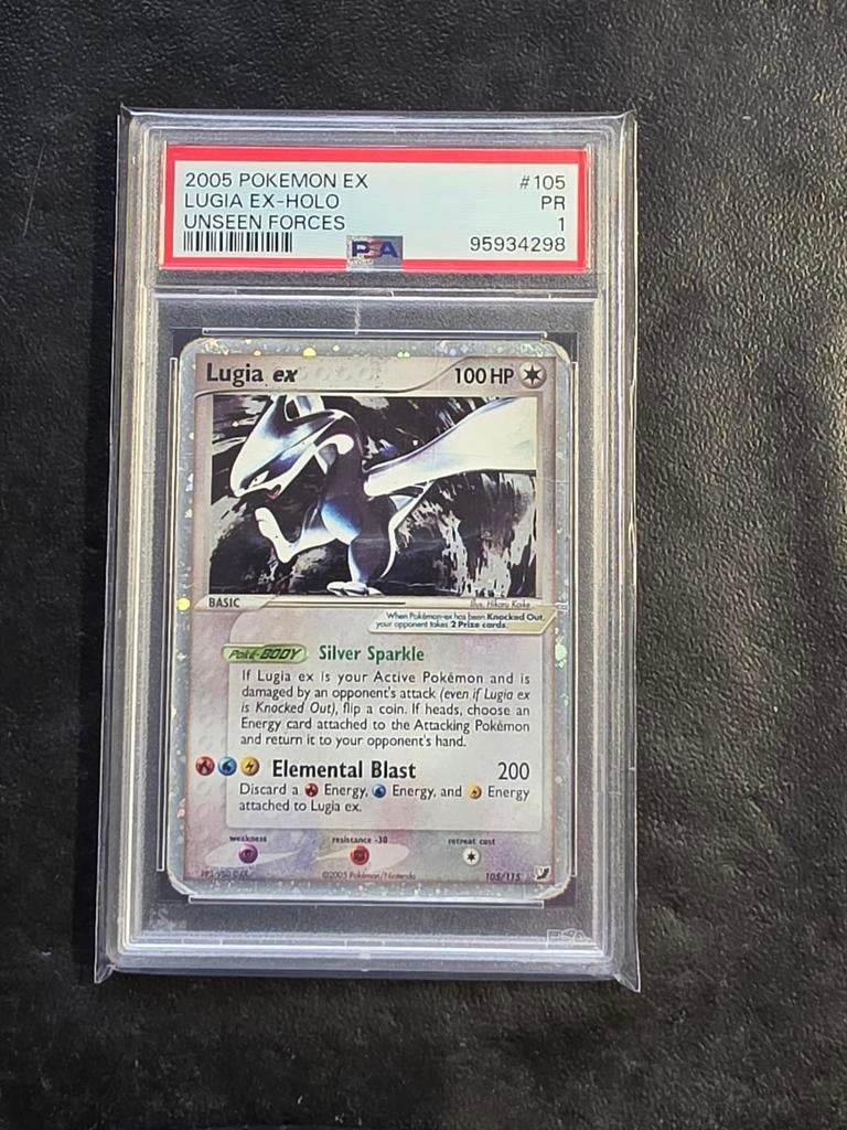 Lugia ex 105 unseen forces psa 1, Ophalen of Verzenden