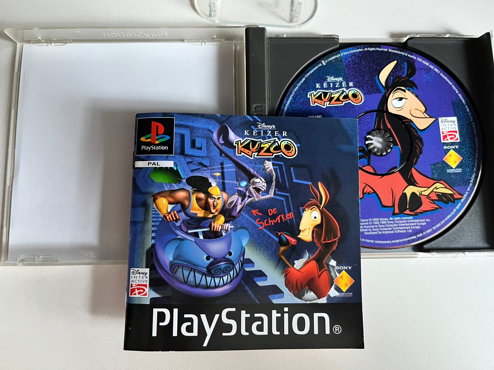 Disney's Keizer Kuzco PlayStation 1 PS1 Game Compleet, S, 1 speler, P, Ophalen of Verzenden