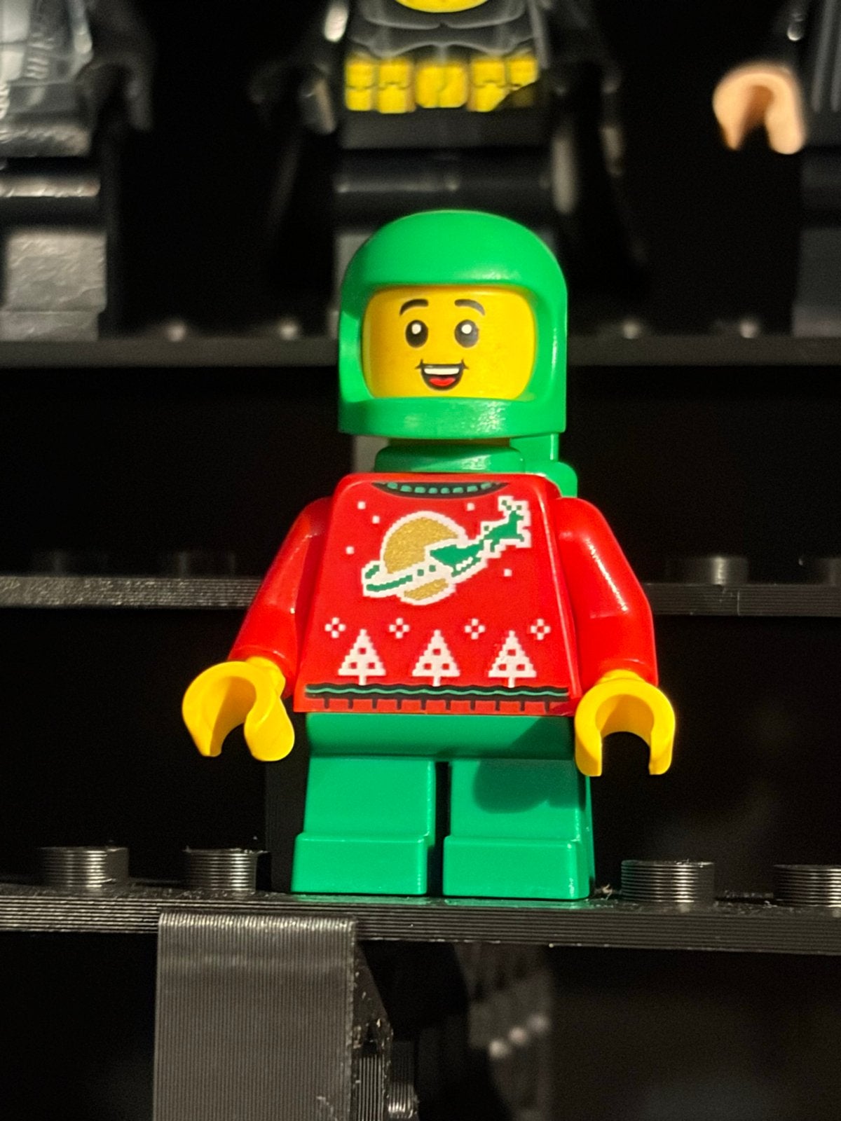 LEGO Space Minifiguur Groene Ruimtevaarder Kersttrui, Ophalen of Verzenden, Nieuw
