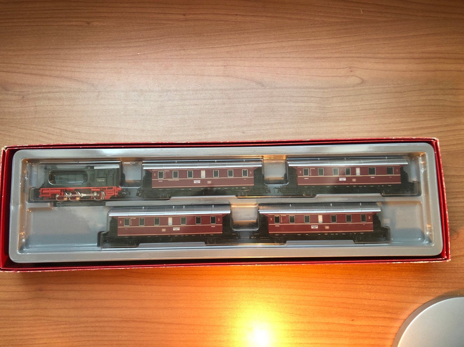 Märklin Treinset met Locomotief en Wagons - 2858, Wisselstroom, Treinset, Ophalen of Verzenden, Zo goed als nieuw