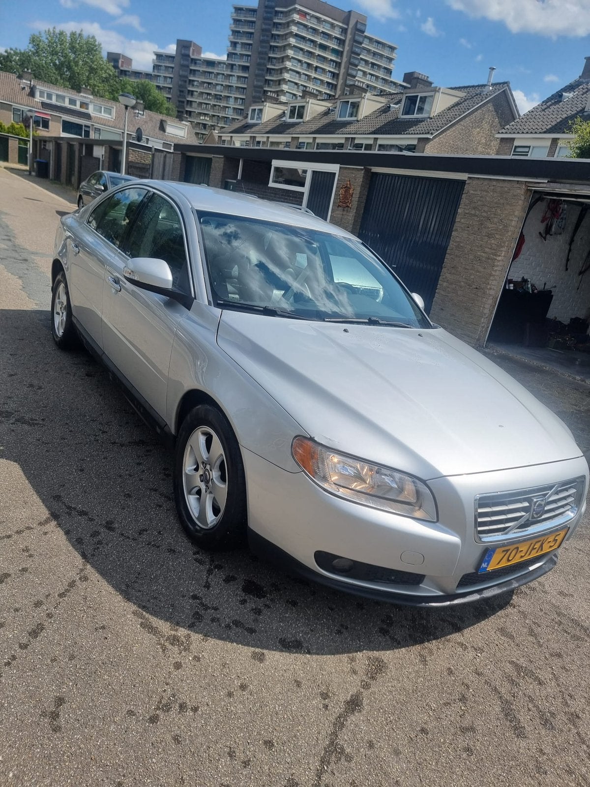 Volvo S80 2.4 D Geartronic 2009 Grijs, Auto's, Volvo, 1800 kg, Zwart, 163 pk, Diesel