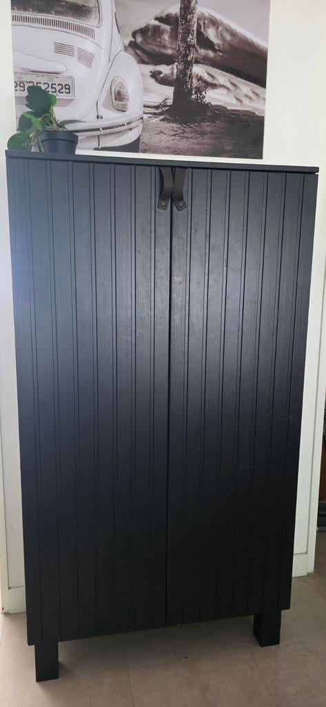 Zwarte kast voor woonkamer/opbergkast, Huis en Inrichting, Ophalen of Verzenden, Gebruikt