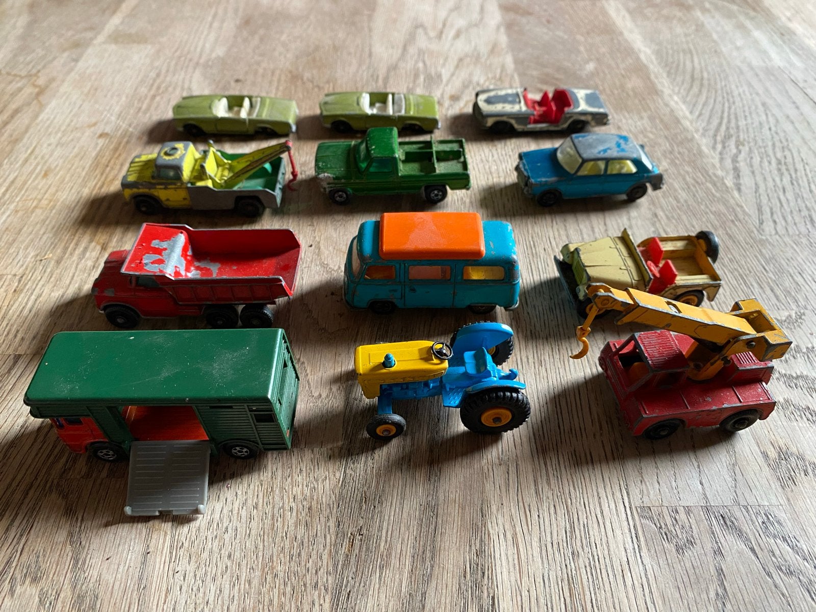 Verzameling Vintage Speelgoedauto's, Verzamelen, Speelgoed, Gebruikt, Ophalen