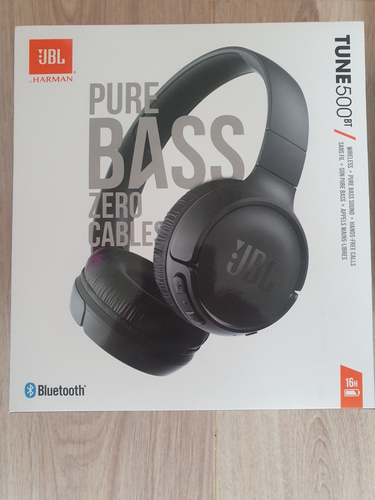 JBL Tune 500BT Bluetooth Koptelefoon - Pure Bass Geluid, JBL, Bluetooth, On-ear, Ophalen of Verzenden