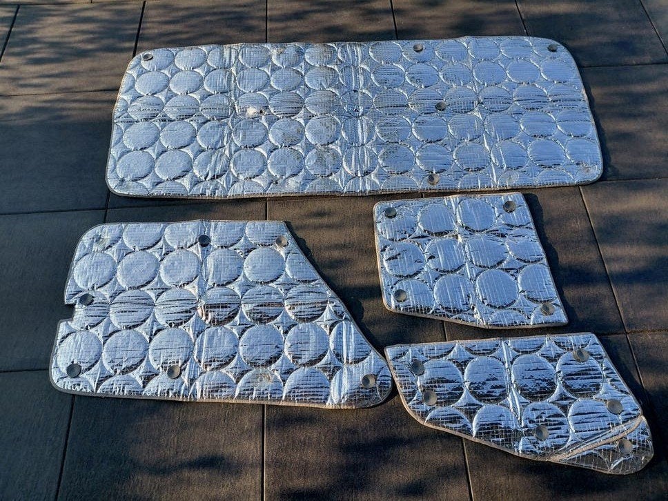 Binnen raamisolatie voor integraal camper, Ophalen, Gebruikt