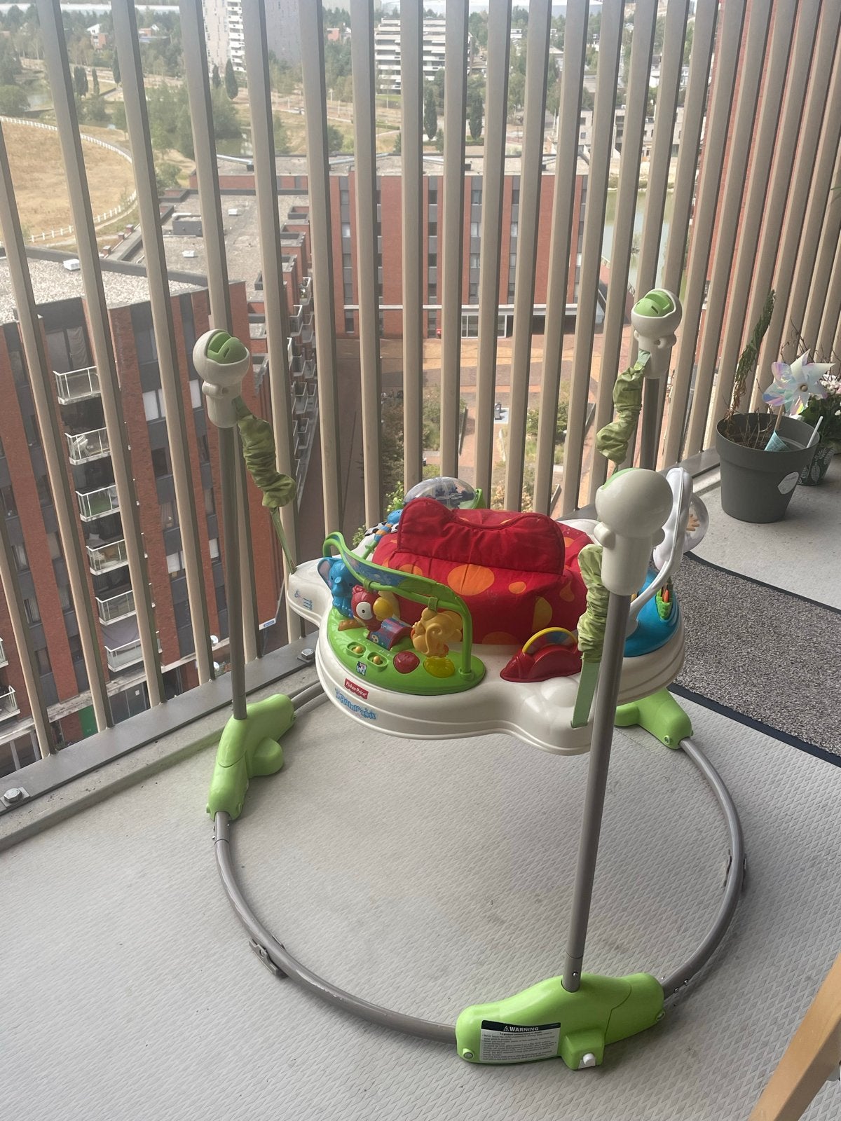 Fisher-Price Jumperoo Baby Jumper met Muziek en Licht, Ophalen, Zo goed als nieuw