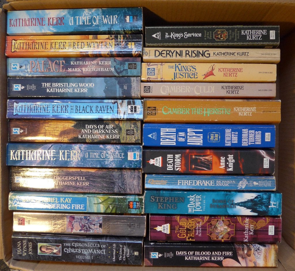 SF & Fantasy Jones, Kay, Kerr, King, Kurz po's (E), Boeken, Ophalen, Gelezen, Diverse auteurs