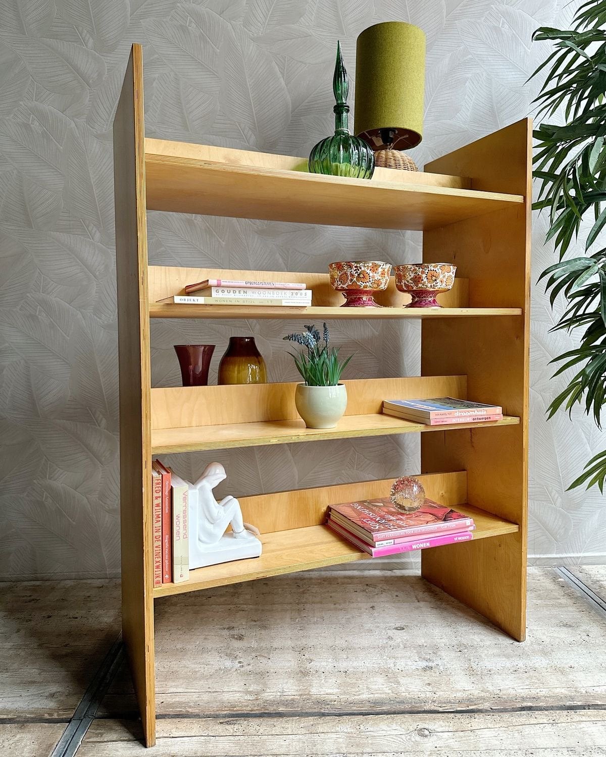 Vintage school boekenkast / roomdivider kast / schoolkast, Ophalen, Pand 96, Koestraat 96, Info@pand96.nl