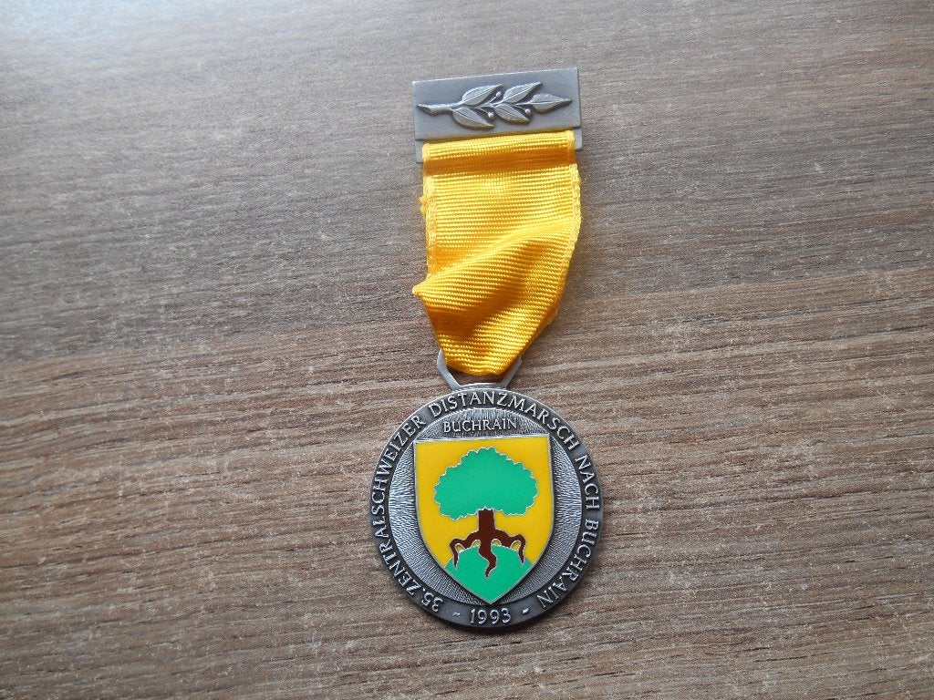 Medaille 35. Zentralschweizer Distanzmarsch nach Buchrain, Ophalen of Verzenden, Overige materialen, Buitenland
