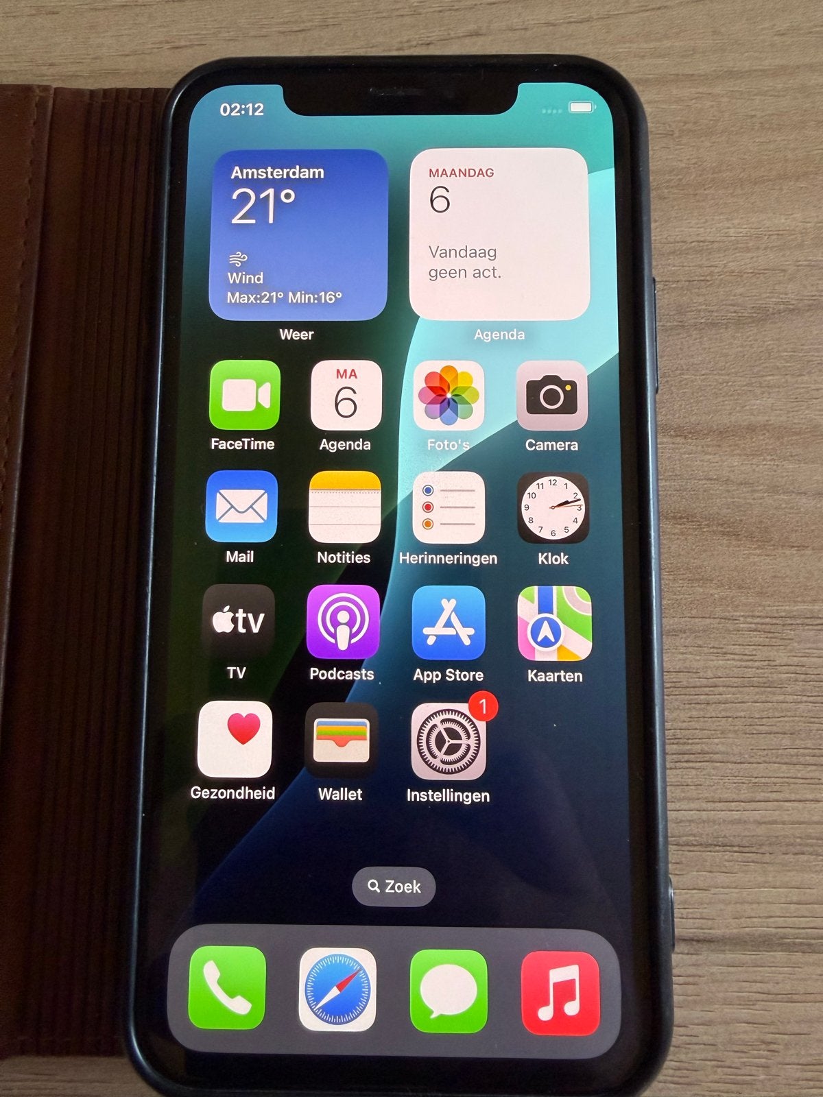 iPhone XS 256GB Zwart geheel zonder schade- Inclusief hoesje, Telecommunicatie, 256 GB, Gebruikt, Zwart, IPhone XS