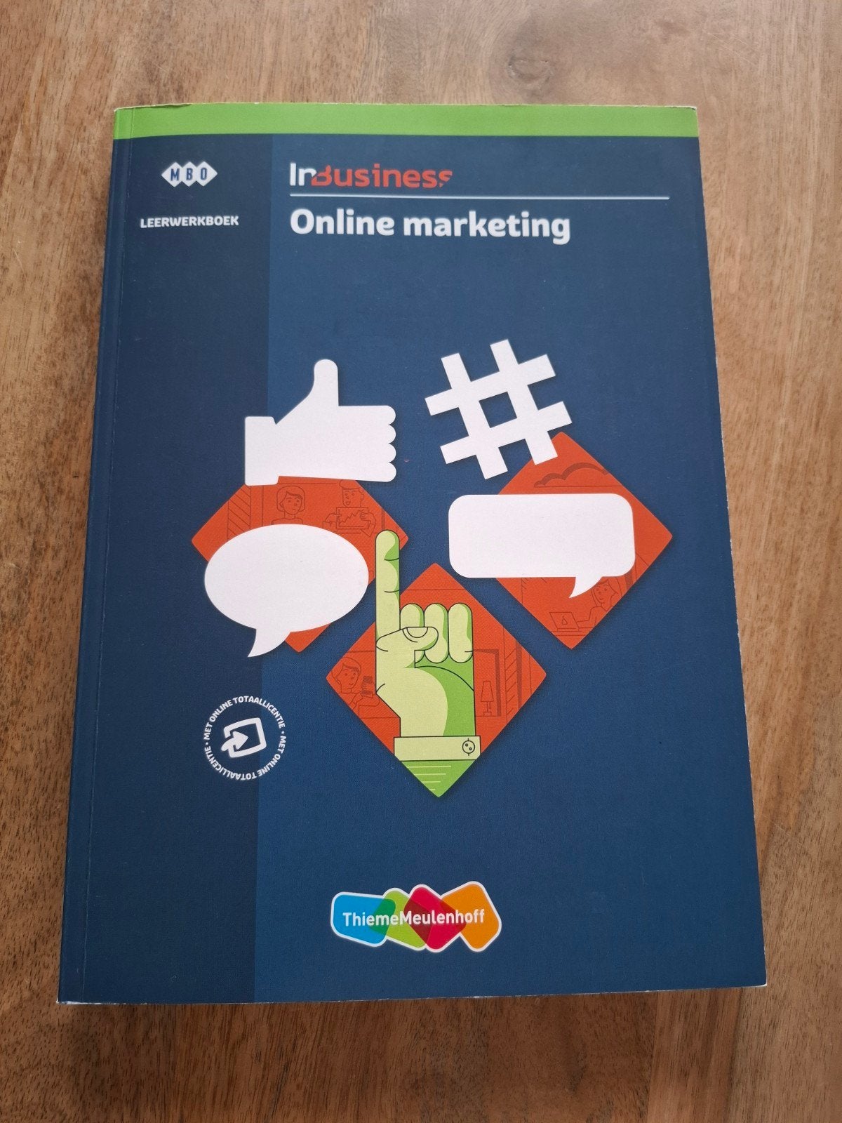 InBusiness Online Marketing Leerwerkboek MBO, J. Berg, Jaap Schepers, Nieuw, Ophalen of Verzenden, MBO