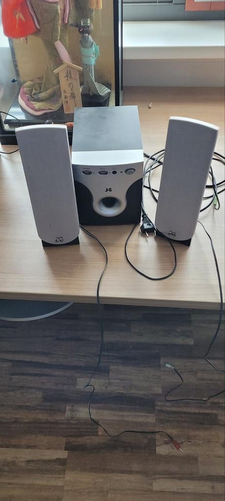 PC Speakers met Subwoofer - Ook voor Stereo, Computers en Software, Pc speakers, Ophalen, Gebruikt, Audiokanaal 2.1, JS
