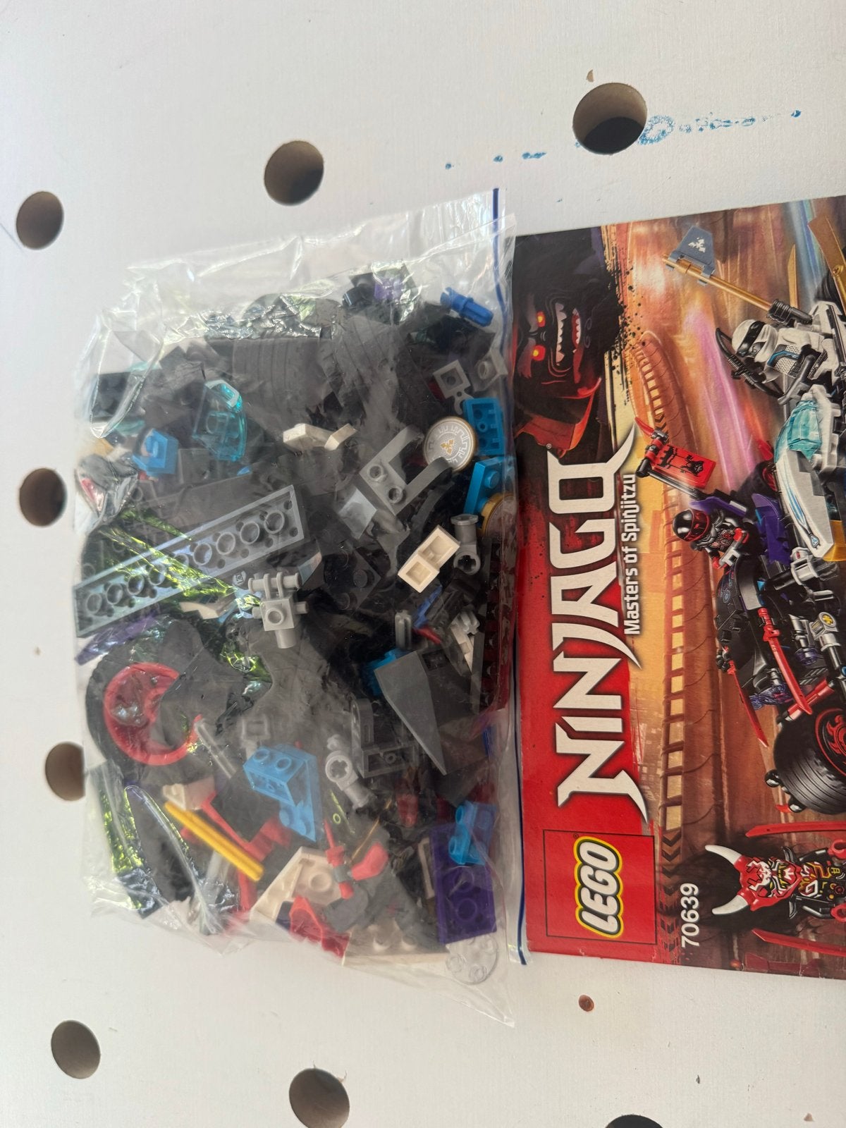 LEGO Ninjago 70639: Street Race of the Snake Jaguar, Ophalen of Verzenden, Gebruikt