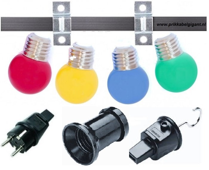 LED Prikkabel Verlichting Warm Wit & Gekleurd, Kunststof, Minder dan 50 watt, Overige typen, Ophalen of Verzenden