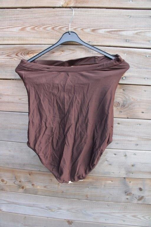 Badpak bruin/ beige Livera mt 42C Vaste prijs, Bruin, Badpak, Ophalen of Verzenden, Zo goed als nieuw