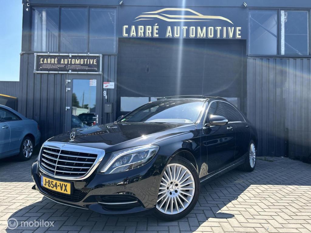 Mercedes S-klasse 500 4Matic Prestige Plus|PANO|SOFT|REVISIE, Auto's, Mercedes-Benz, Gebruikt, Zwart, Bedrijf, Vierwielaandrijving
