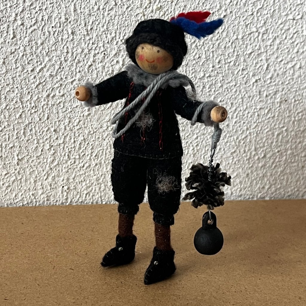 Schoorsteenveeg Piet van vilt, Ophalen of Verzenden, Nieuw, Figuurtje(s)