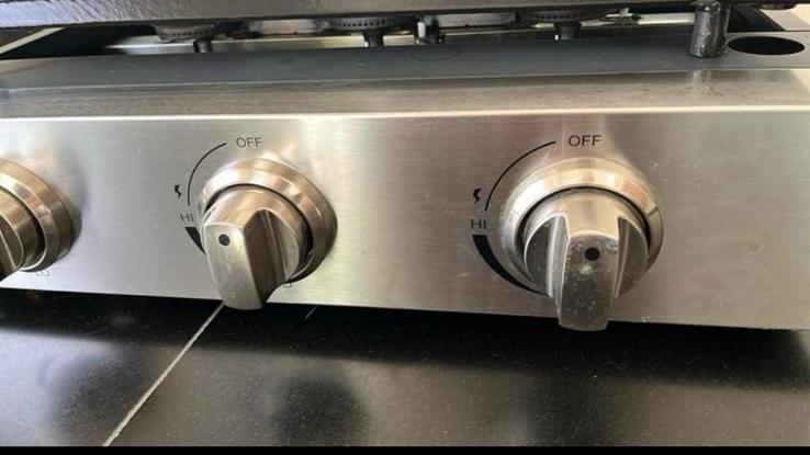 Grill Guru powerplate 3 gasbarbeque, Ophalen, Gebruikt