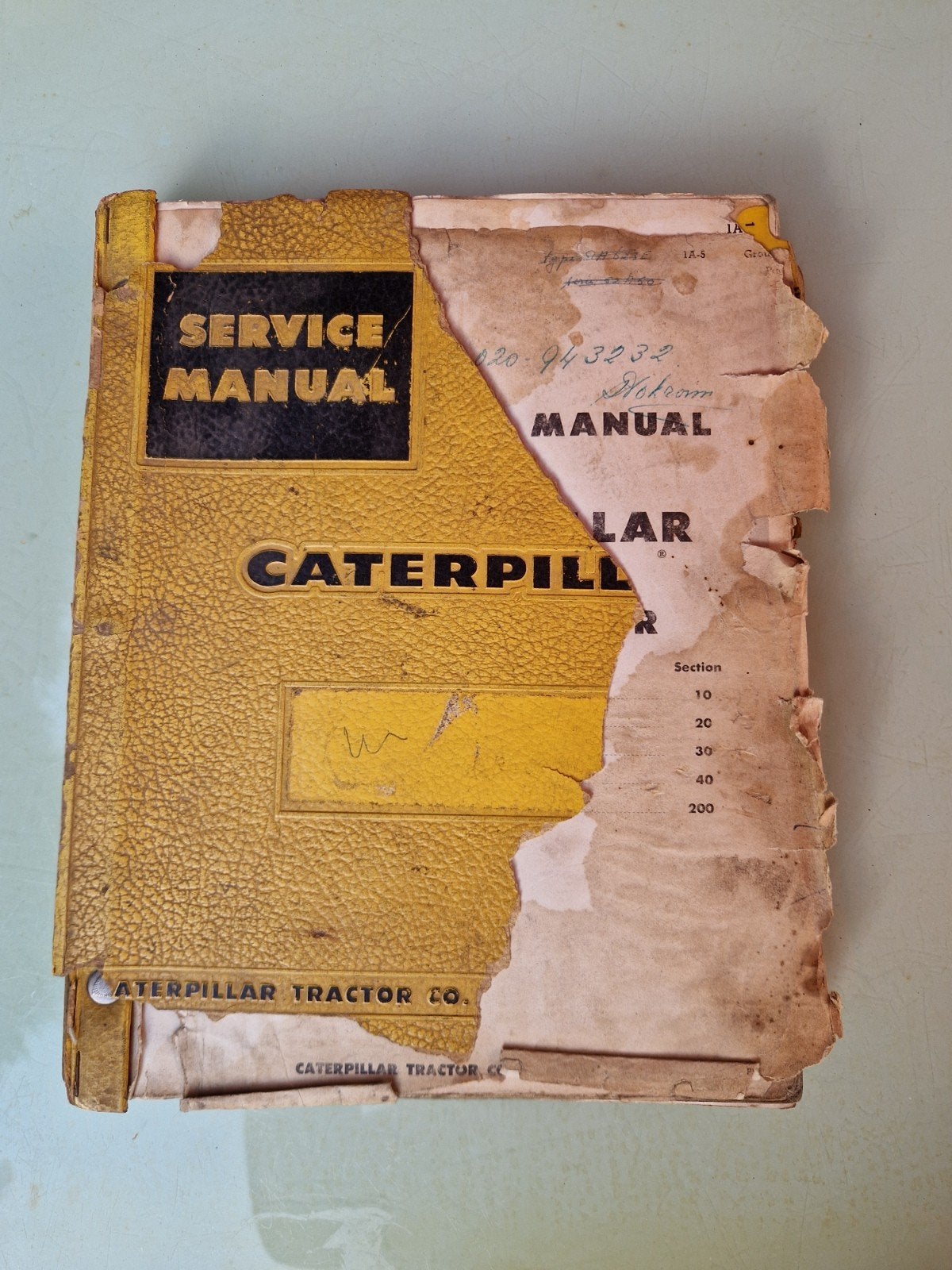 Caterpillar D8 Tractor Service Manual - Vintage, Boeken, Techniek, Ophalen of Verzenden, Gelezen, Autotechniek, Caterpillar Tractor Co.