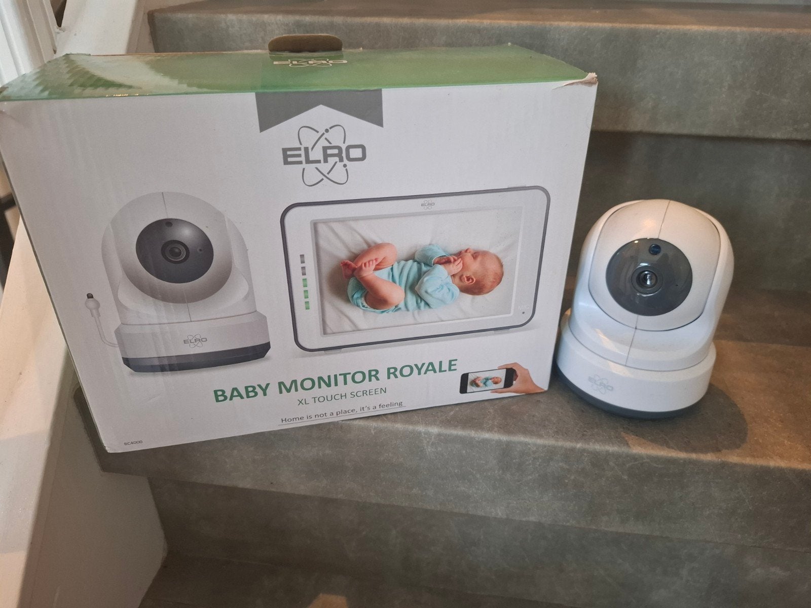 2x 22 Elro Baby Monitor + Royale XL Touch Screen - Zo goed a, Ophalen of Verzenden, Zo goed als nieuw, 250 meter of meer, Camera
