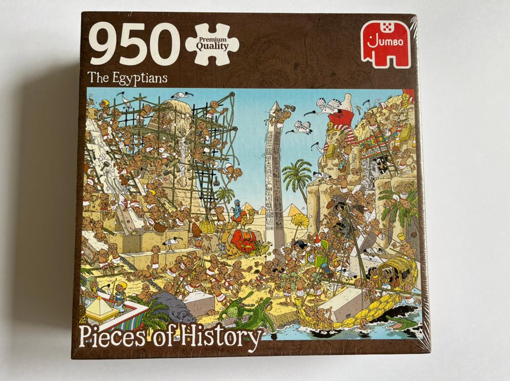 Jumbo Puzzel Pieces of History - The Egyptians, Hobby en Vrije tijd, Denksport en Puzzels, Ophalen of Verzenden, 500 t/m 1500 stukjes