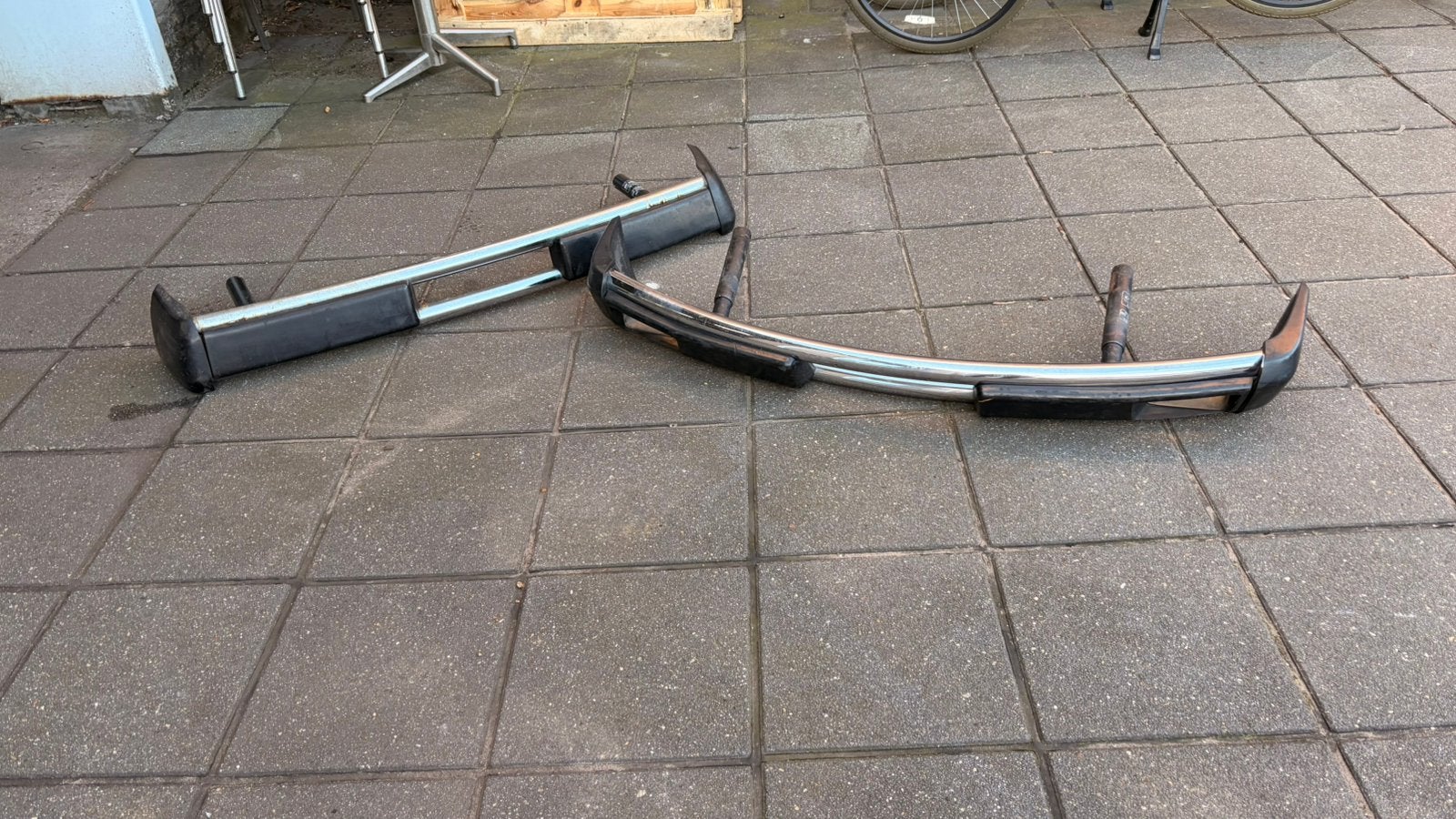 Voor- en achterbumper Fiat 124 spider 2000, Ophalen, Gebruikt, Bumper, Fiat