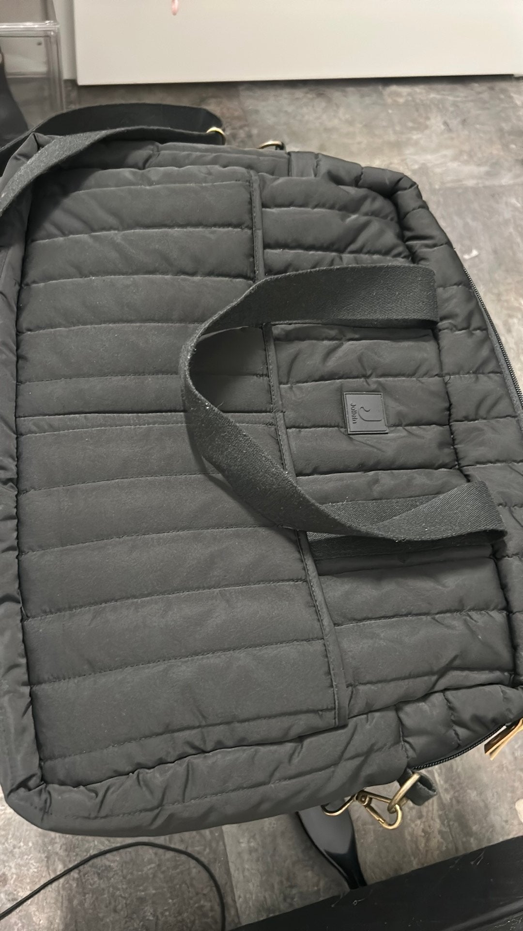 Jollein Organizer  / Buggy Puffed Black tas & Luitertas, Sieraden, Tassen en Uiterlijk, Tassen | Damestassen, Ophalen, Gebruikt