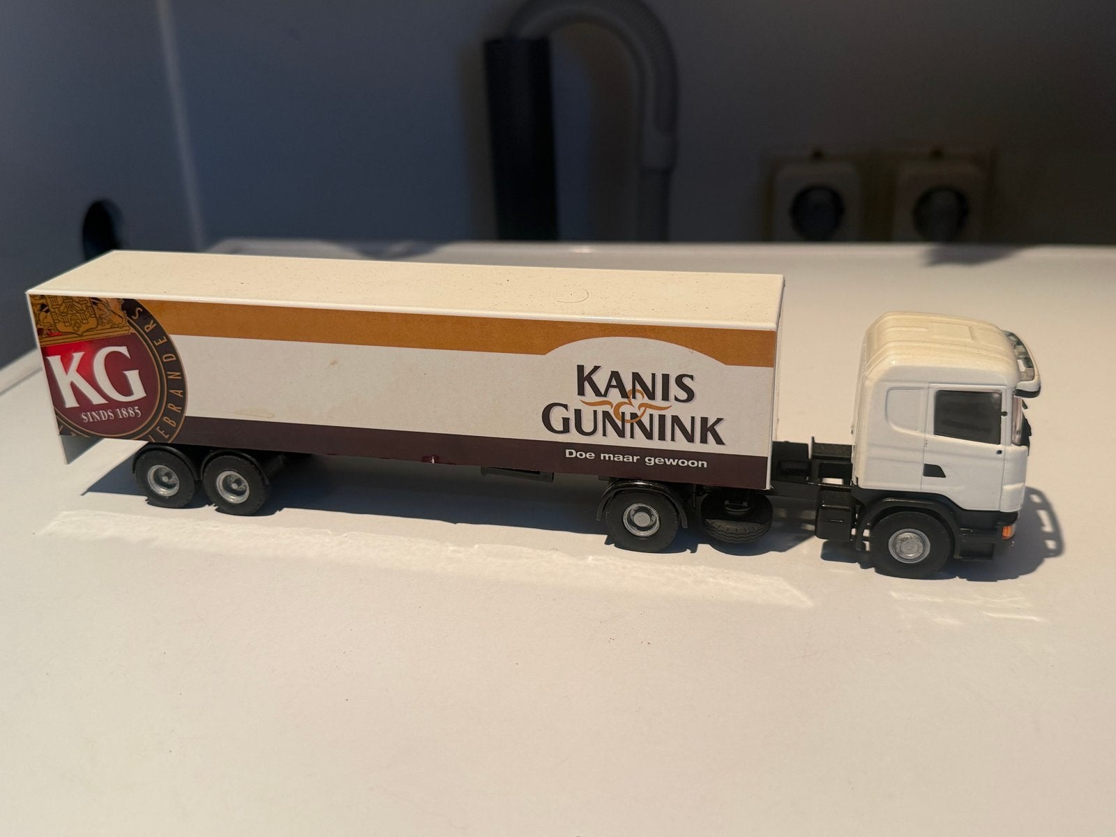 Lion car Scania Kanis Gunnink vrachtwagen model, Ophalen of Verzenden, Gebruikt