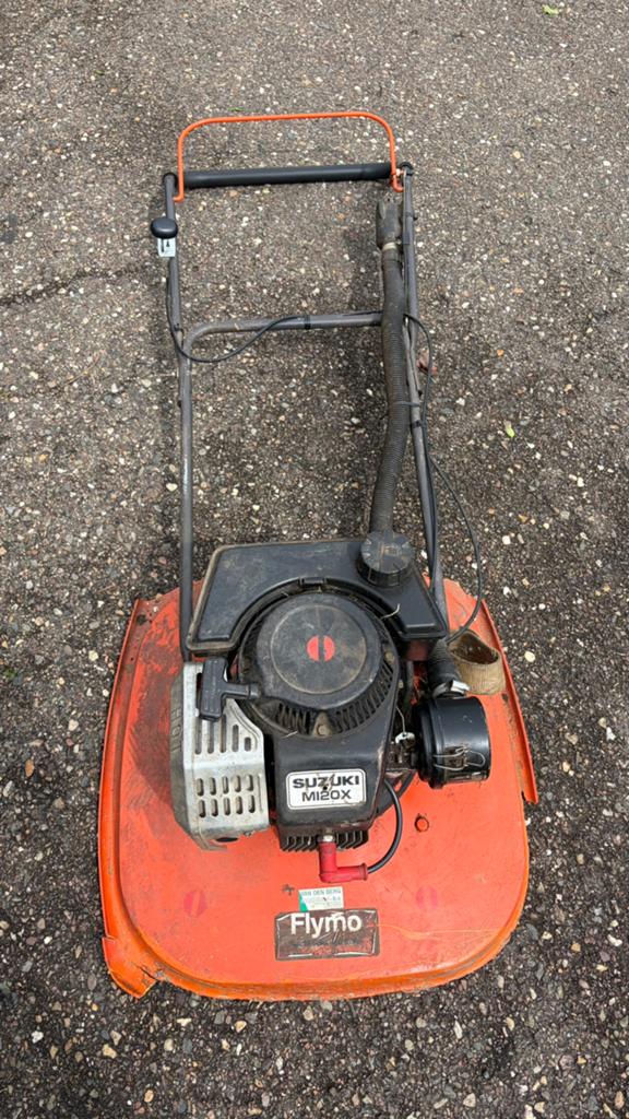 Flymo gt500 zweefmaaier  M120X, Ophalen, Gebruikt, Benzine-grasmaaier, 40 t/m 49 cm