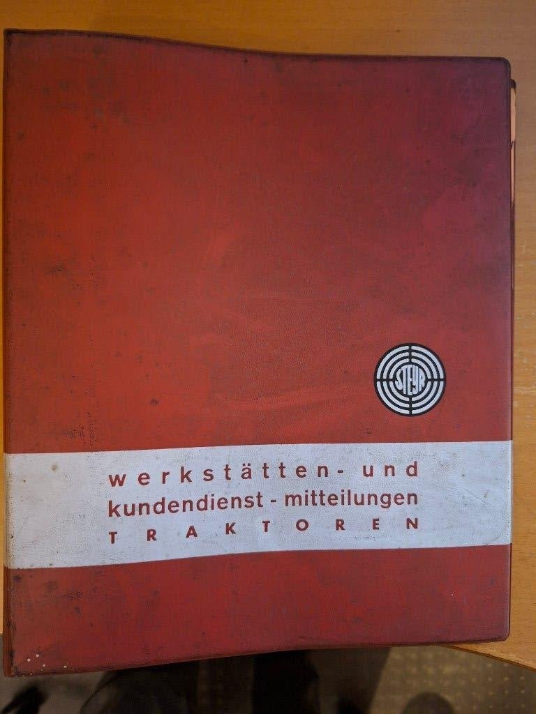 Werkplaatsmededelingen Steyr 540, 548, 760, 768, 8100, 8120, Boeken, Ophalen of Verzenden, Gelezen, Tractor en Landbouw