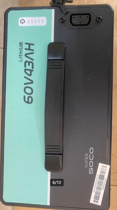 super soco nui accu omvormer 230v, Ophalen of Verzenden, Zo goed als nieuw, Overige typen, Super SOCO