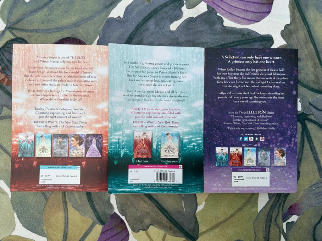 The Selection Serie - Kiera Cass (3 boeken), Boeken, Ophalen of Verzenden, Zo goed als nieuw, Europa overig