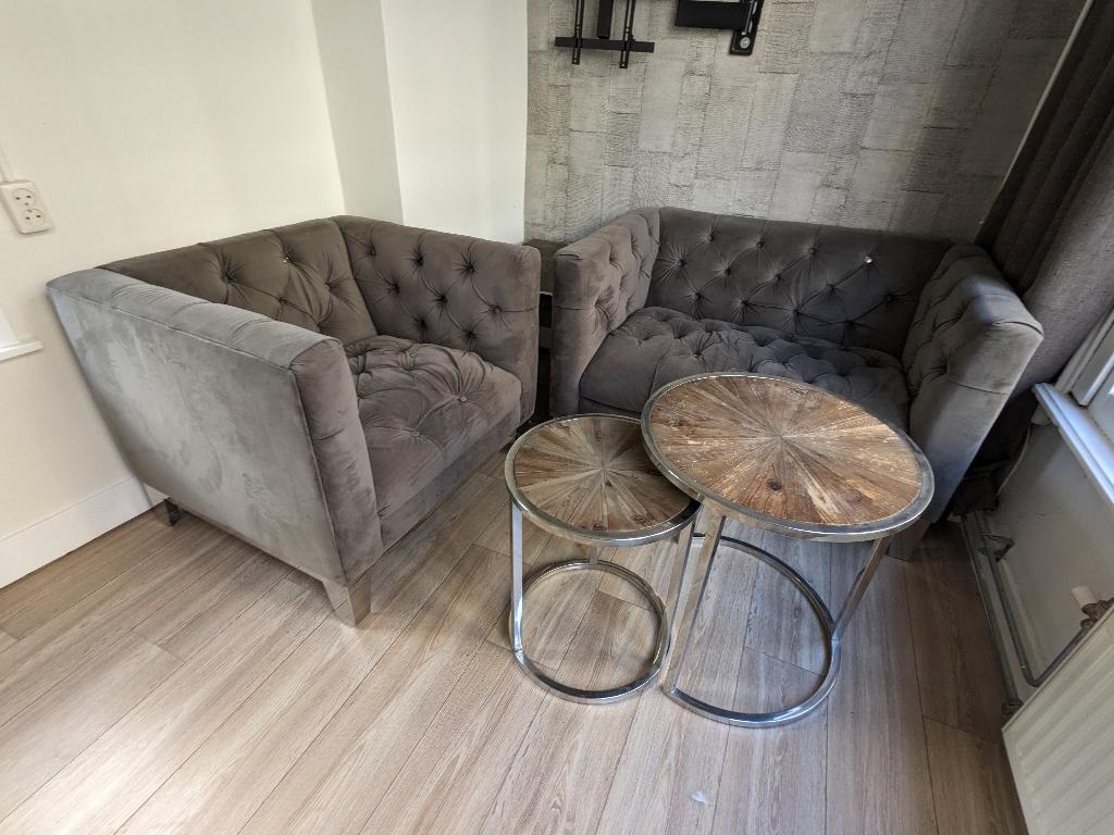 Gratis Riviera Maison Fauteuil, Huis en Inrichting, Ophalen, Gebruikt, 125 cm of meer, 150 cm of meer