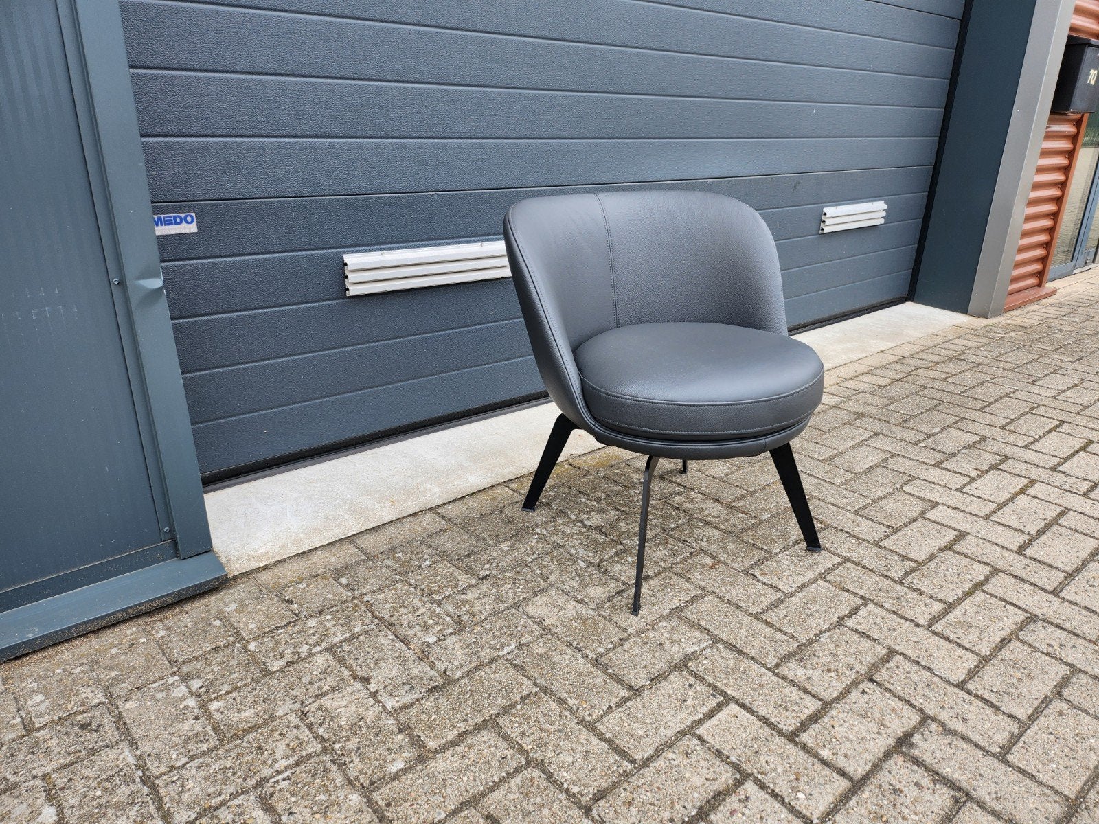 Rolf Benz - 562 Club fauteuil - showroommodel, Ophalen of Verzenden, Zo goed als nieuw, Leer, 50 tot 75 cm