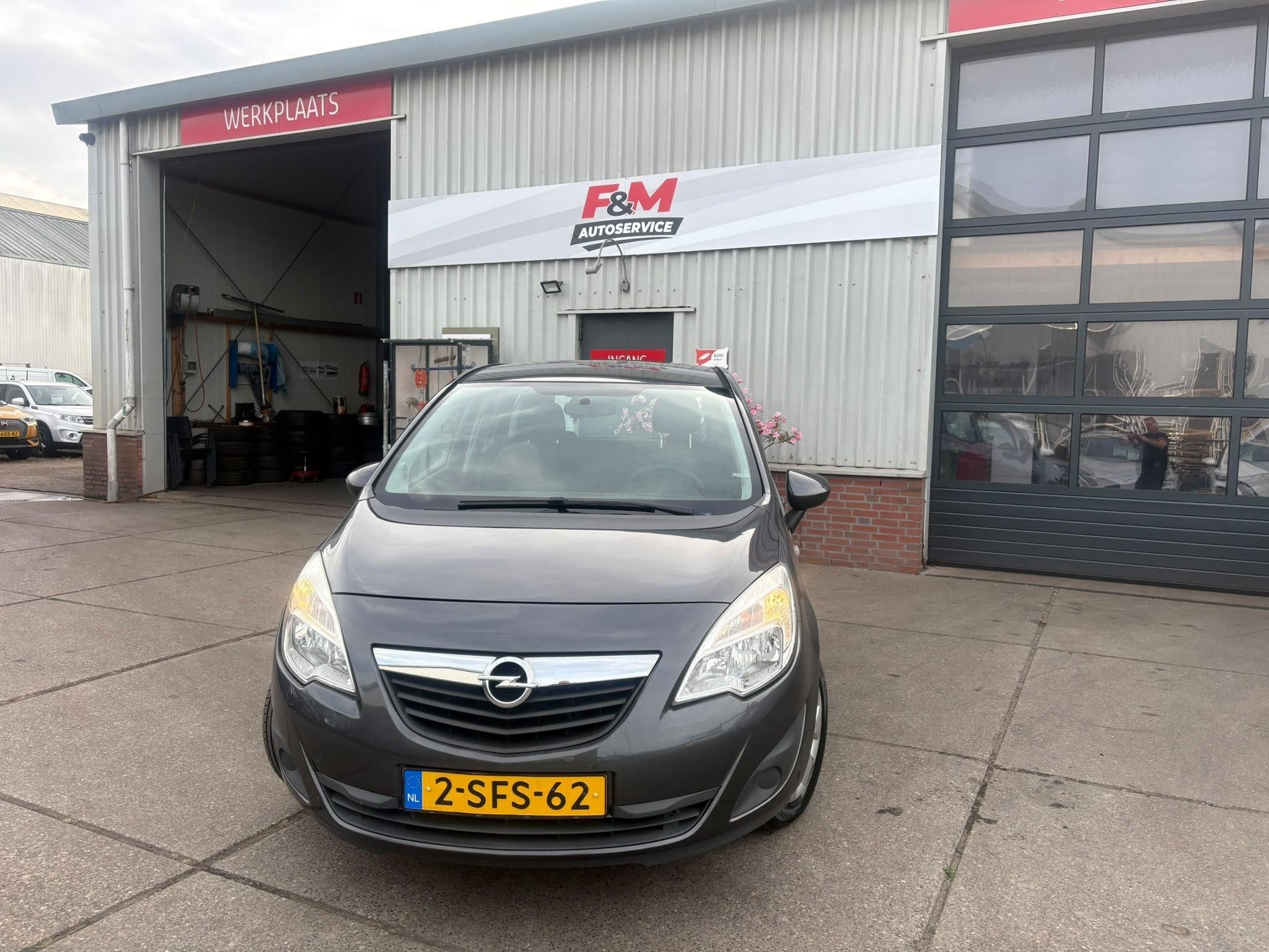 Opel Meriva 1.4 Turbo Edition Airco, cruise, trekhaak, Auto's, Opel, Voorwielaandrijving, Euro 5, Stof, Gebruikt