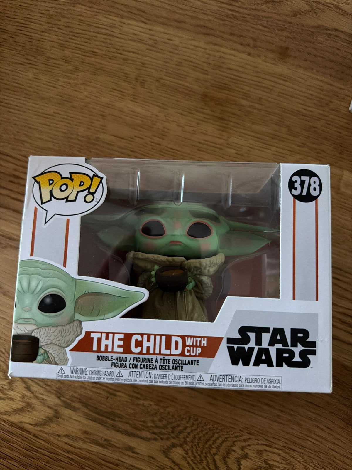 Funko Pop! Star Wars The Child (Grogu) met beker #378, Verzamelen, Ophalen of Verzenden, Nieuw, Actiefiguurtje