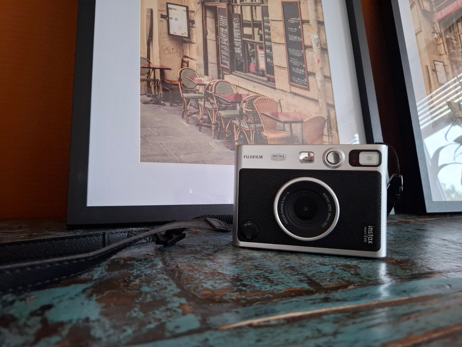 Fujifilm Instax Mini Evo - Hybride Instant Camera, Ingebouwde flitser, Instant camera, Ophalen of Verzenden, Zo goed als nieuw