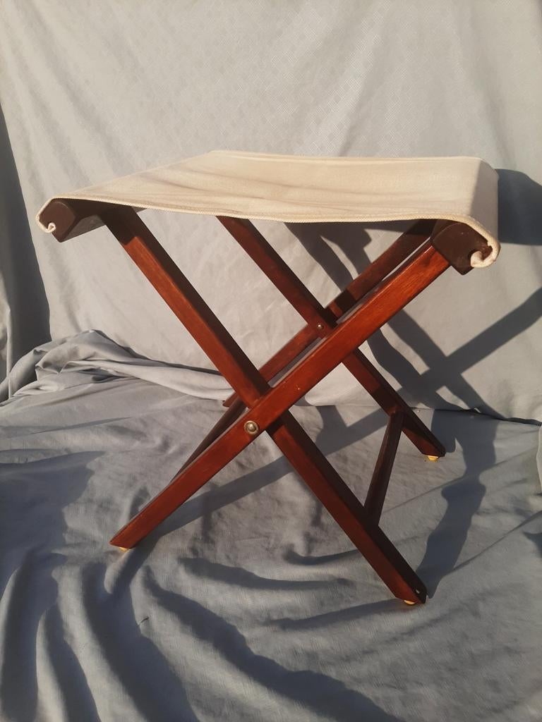 Inklapbaar krukje, Huis en Inrichting, Krukjes, Ophalen of Verzenden, Gebruikt, Hout