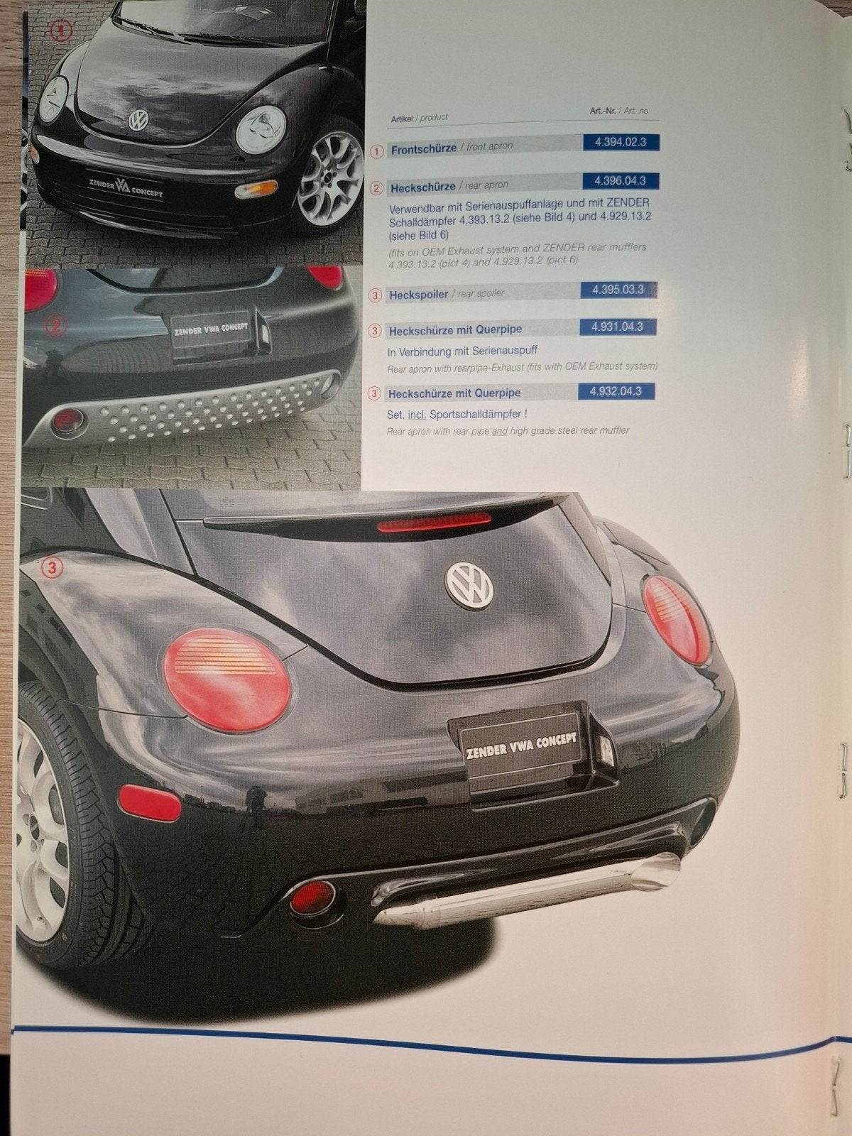 Volkswagen Beetle Zender brochure - 1998, Ophalen of Verzenden, Zo goed als nieuw, Volkswagen