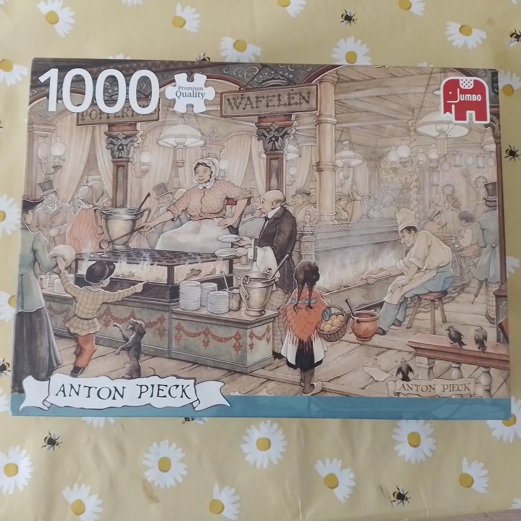 Anton Pieck Poffertjeskraam, Ophalen of Verzenden, 500 t/m 1500 stukjes, Zo goed als nieuw, Legpuzzel