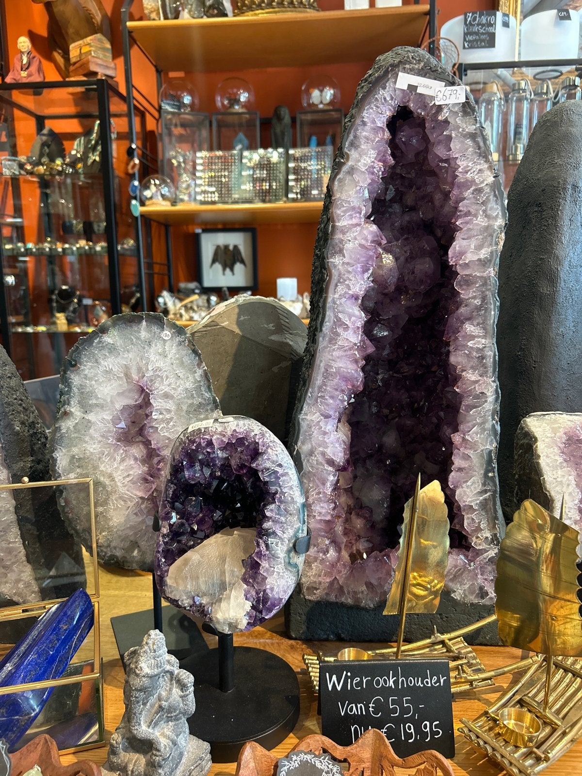 Amethisten Geodes en Clusters vanaf €100, Ophalen of Verzenden, Mineraal