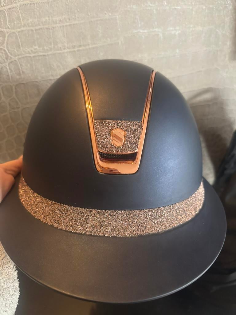 Samshield Miss Shield Navy Shadowmatt, Dieren en Toebehoren, Paardrijkleding, Zo goed als nieuw, Ophalen of Verzenden