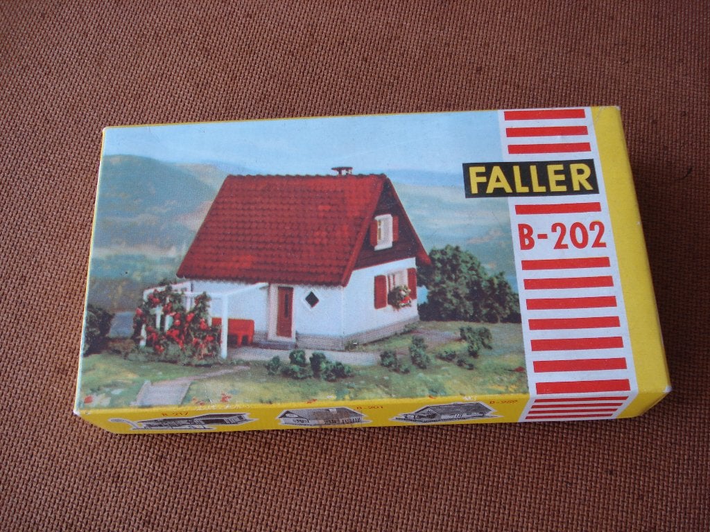 Faller B-202 bouwdoos vrijstaand woonhuisje B 202 H0, Overige merken, Gebruikt, Verzenden, Gelijkstroom of Wisselstroom