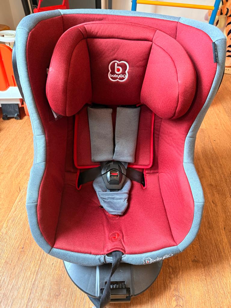 babyGO ISO360 Child Car Seat Red, Kinderen en Baby's, Autostoeltjes, Gebruikt, 0 t/m 18 kg, Isofix, Ophalen
