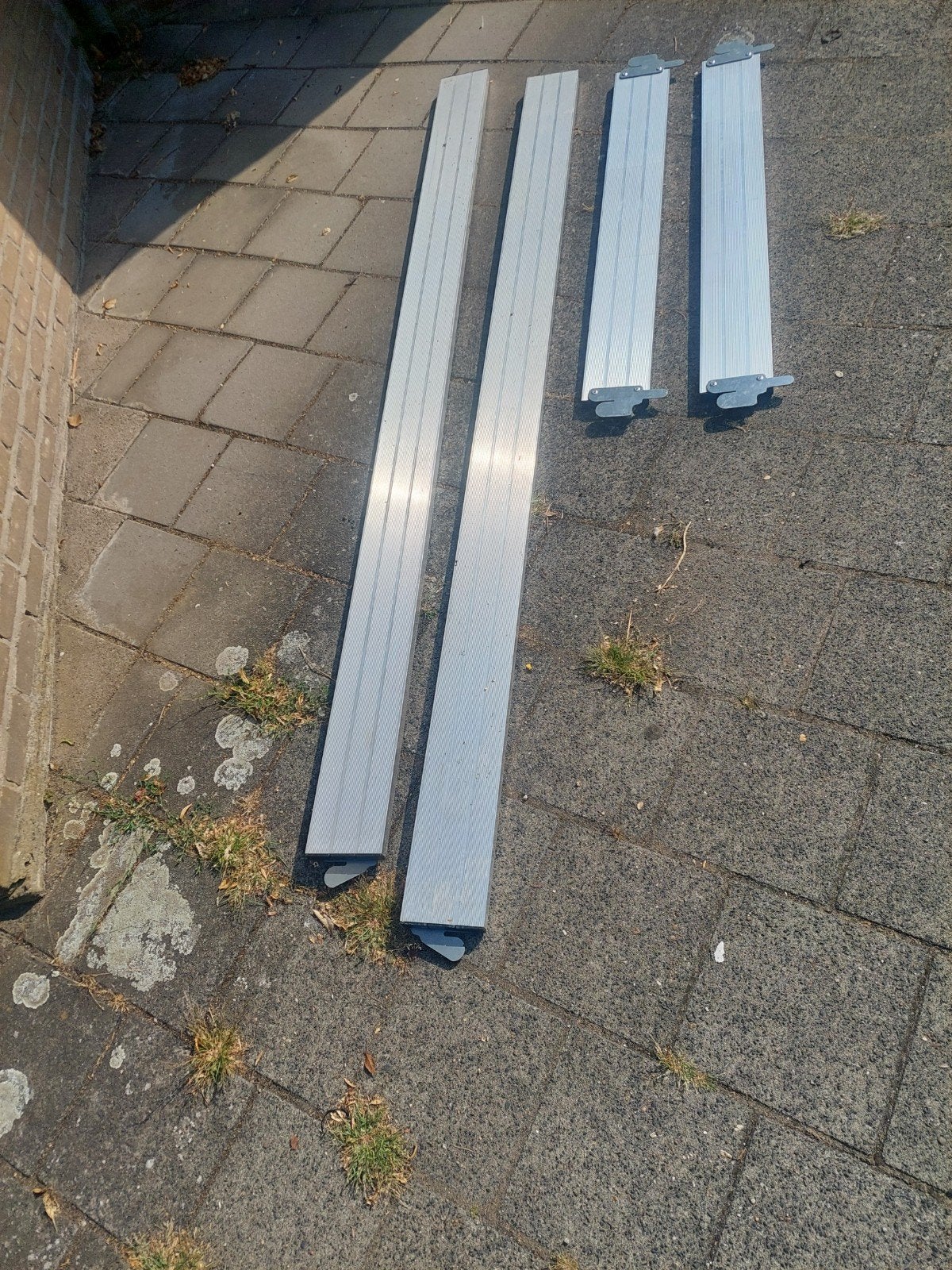 Aluminium kantplanken, Doe-het-zelf en Verbouw, Steigers, Ophalen of Verzenden, Gebruikt, Overige typen, Minder dan 2 meter