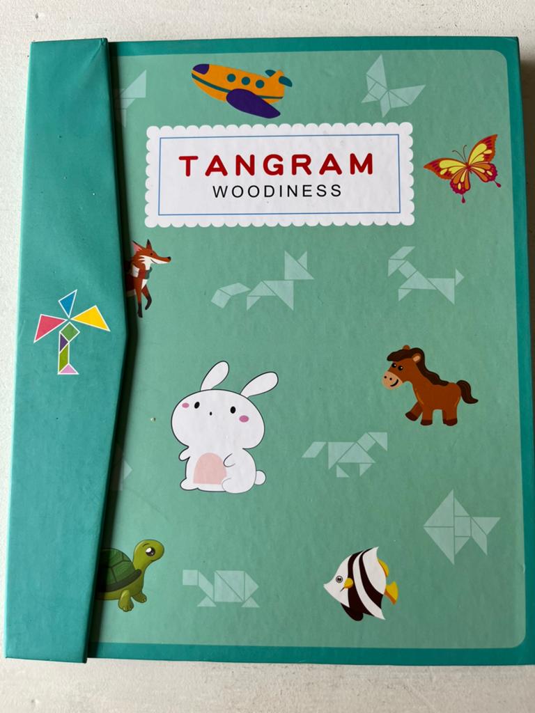 Tangram woodiness, Ophalen of Verzenden, Zo goed als nieuw, Van hout, 4 tot 6 jaar