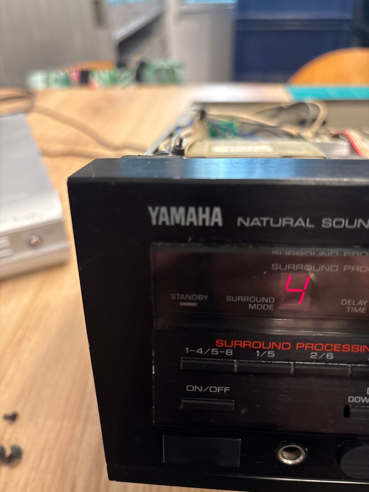 Yamaha Natural Sound Stereo Amplifier AVX-100, Gebruikt, Verzenden, Yamaha, 60 tot 120 watt