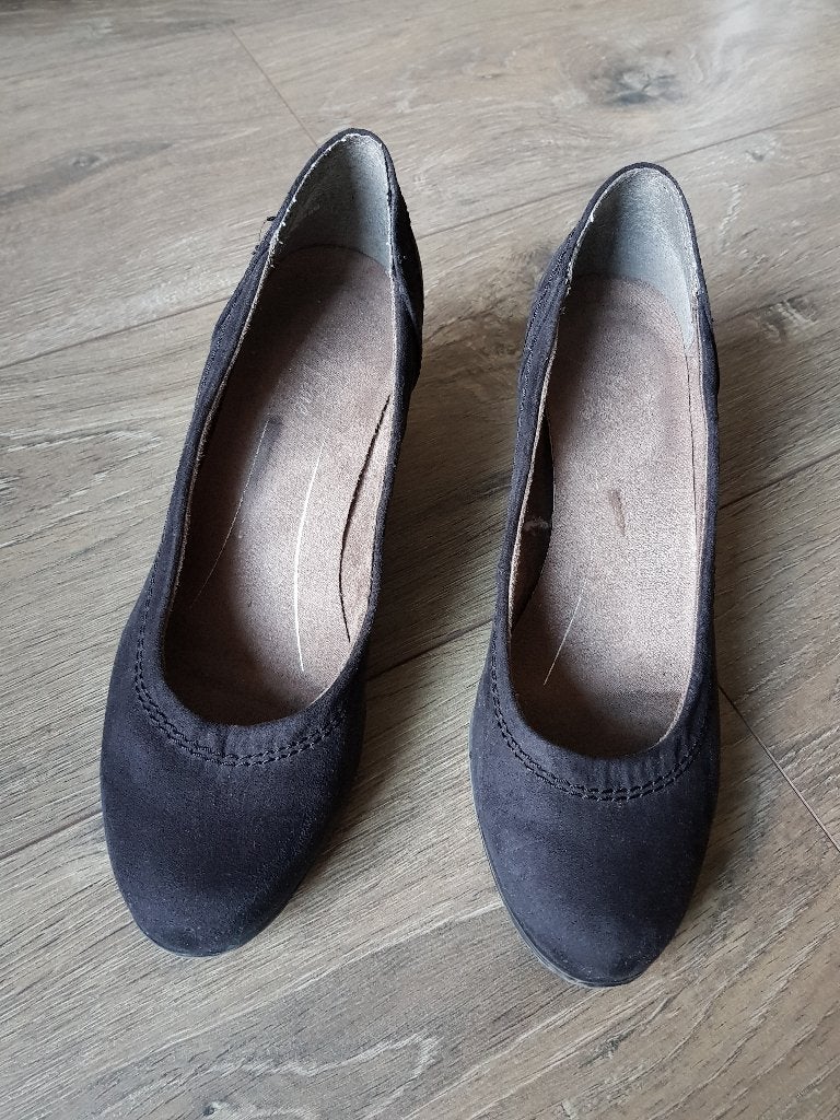 Schoenen / pumps -- maat 38 -- Softline, Pumps, Zwart, Zo goed als nieuw, Softline