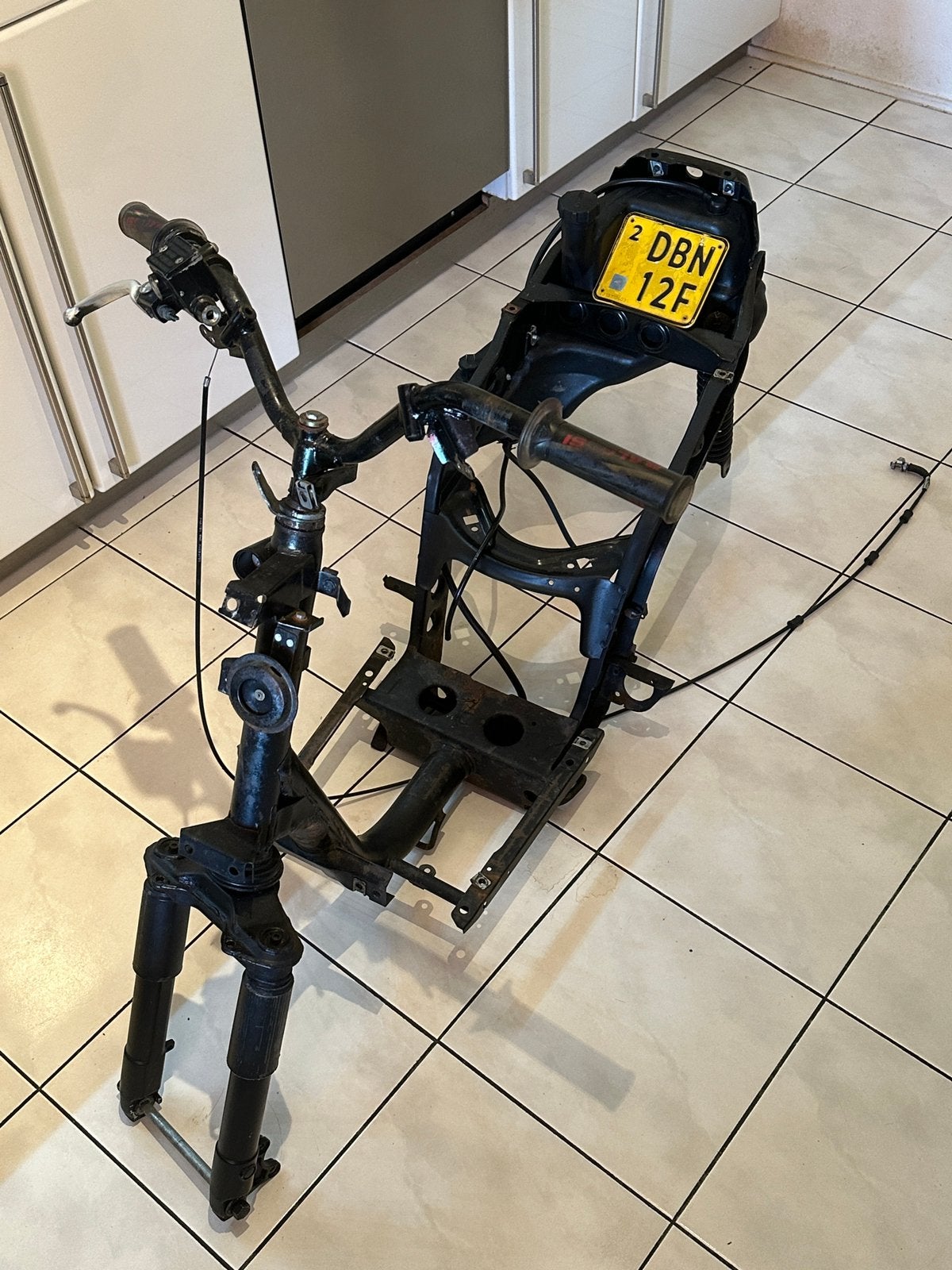 Piaggio Zip 2015 Bromframe + Voorvork Kenteken Geen WOK, Ophalen of Verzenden