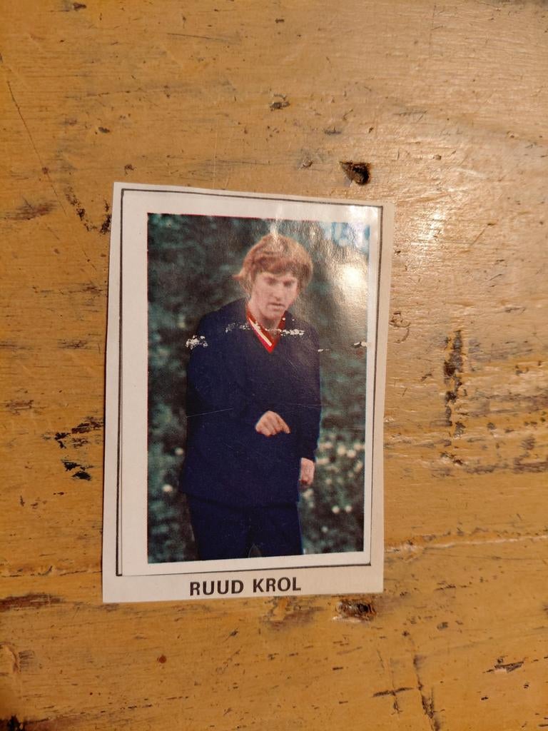 Ajax Voetbalplaatjes - Ruud Krol, Wim Suurbier, Arie Haan, Verzamelen, Sportartikelen en Voetbal, Gebruikt, Poster, Plaatje of Sticker